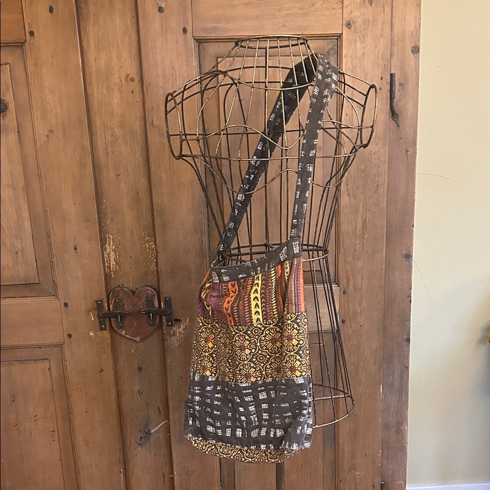 Vintage 2007 Multicolor Boho Patchwork Crossbody … - image 2